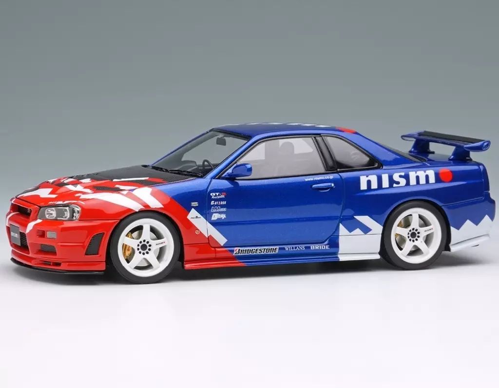 ミニカー 1|43 日産 スカイライン GT-R BNR34 NISMO R-tune ローンチバージョン 東京オートサロン2000 EM771