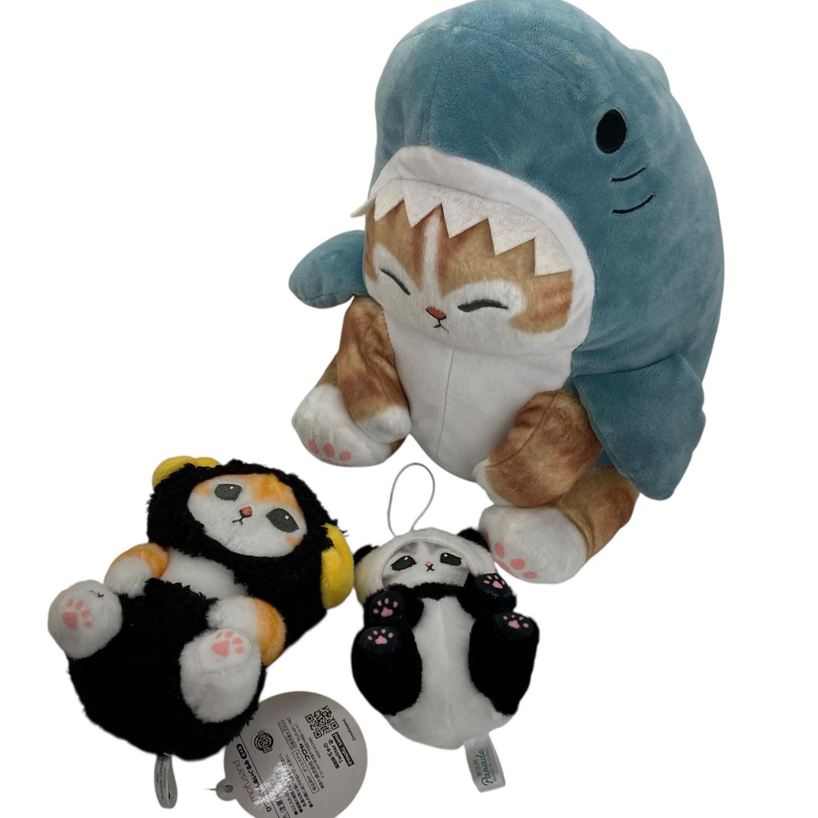 186001 現状品 mofusand モフサンド シャチにゃん サメにゃん ミニ