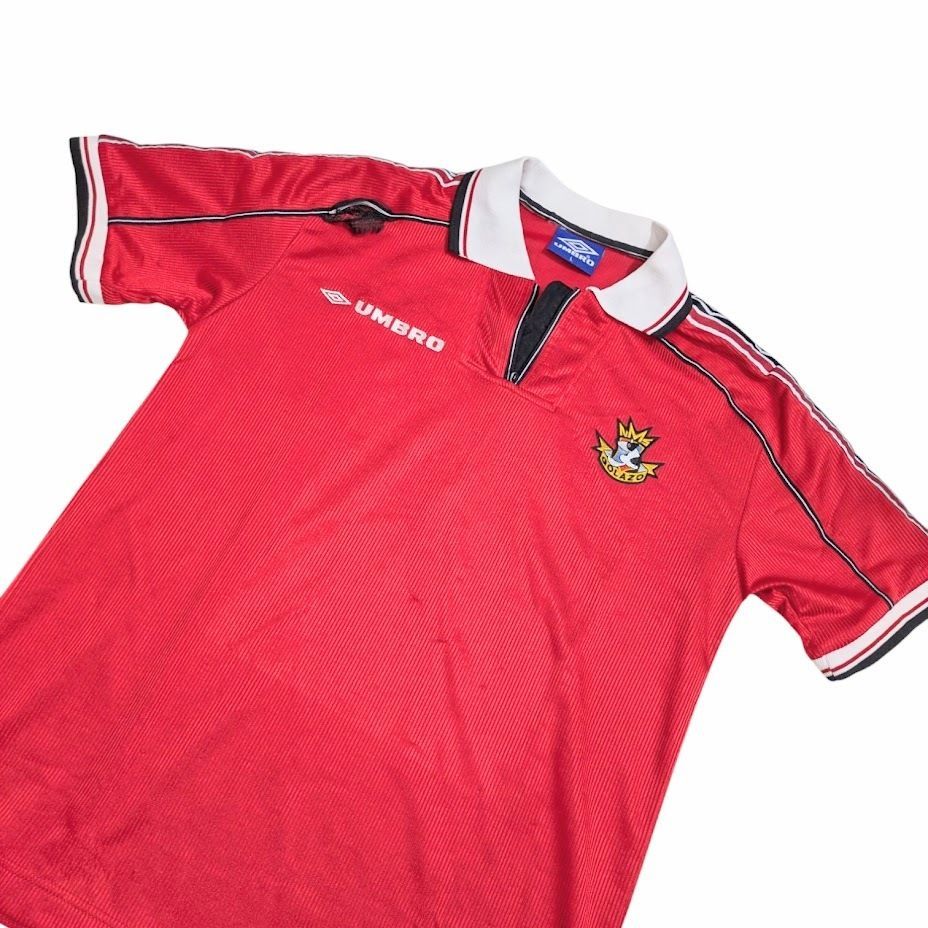 90s UMBRO アンブロ ゲームシャツ サッカーシャツ レッド サイズ