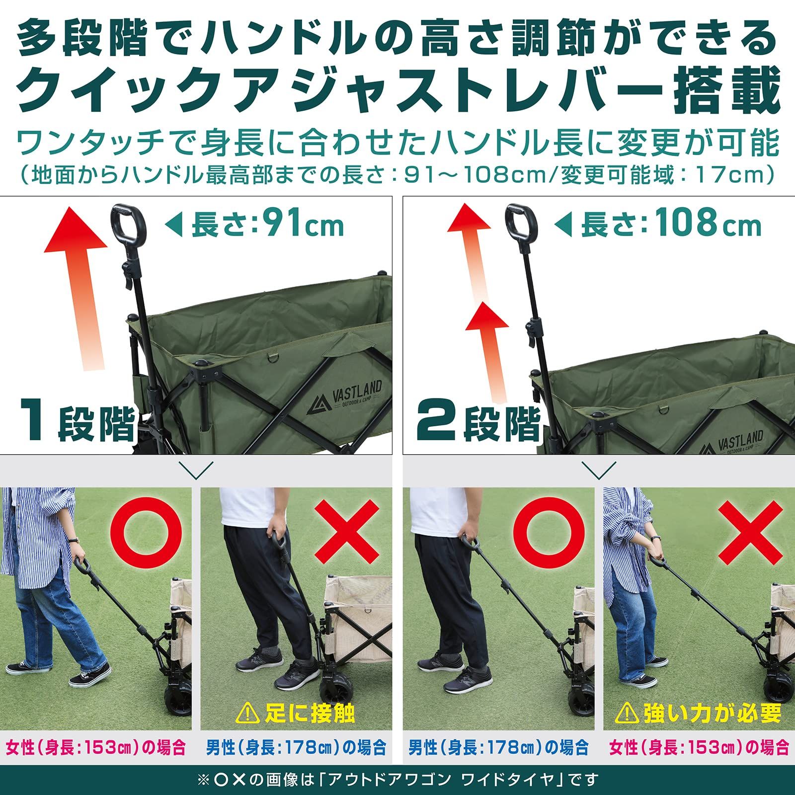 アウトドアワゴン キャリーワゴン
