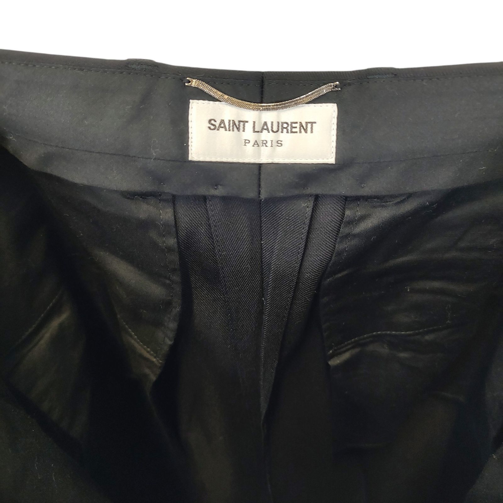 SAINT LAURENT PARIS サン ローラン パリ ウール スラックス