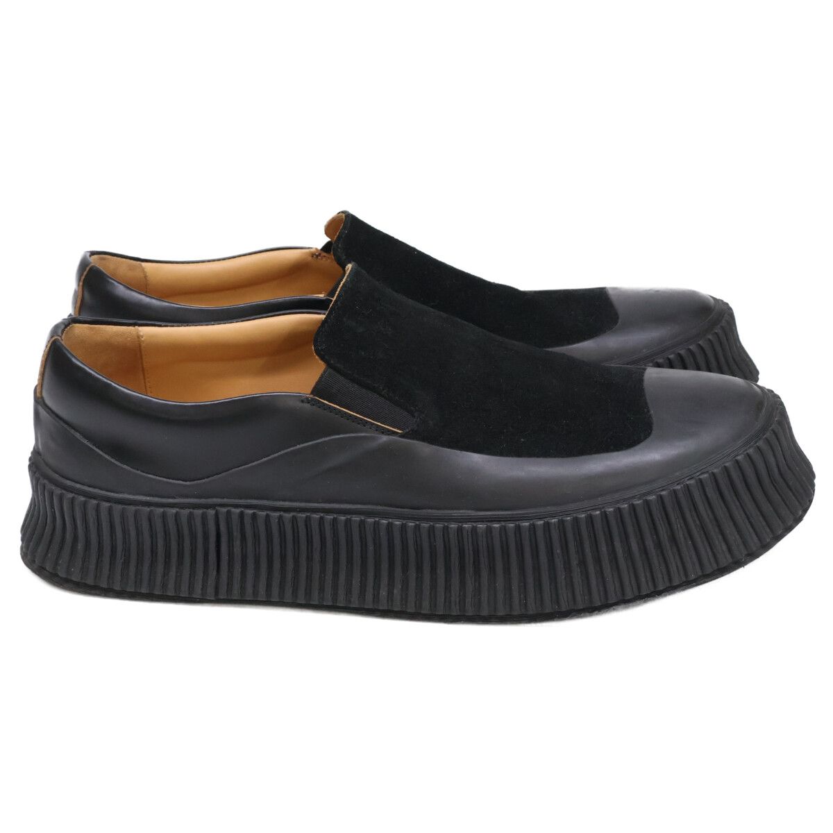 JIL SANDER ジルサンダー 【美品】プラットフォーム レザーx