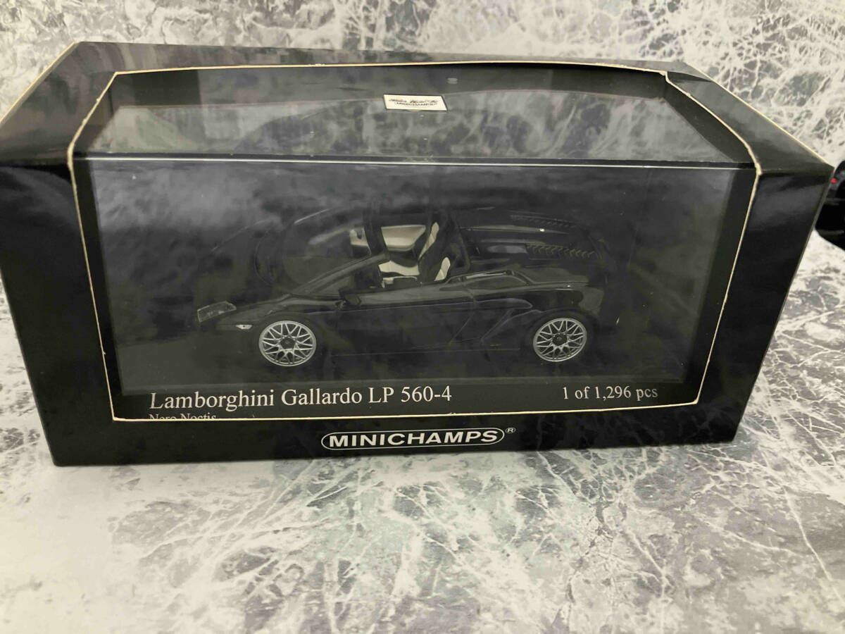 Minichamps 1/43 ランボガヤルドLP560-4スパイダー2009 (ブラック) 完成品 1/43 ミニチャンプス ランボルギーニ ガヤルド LP560-4