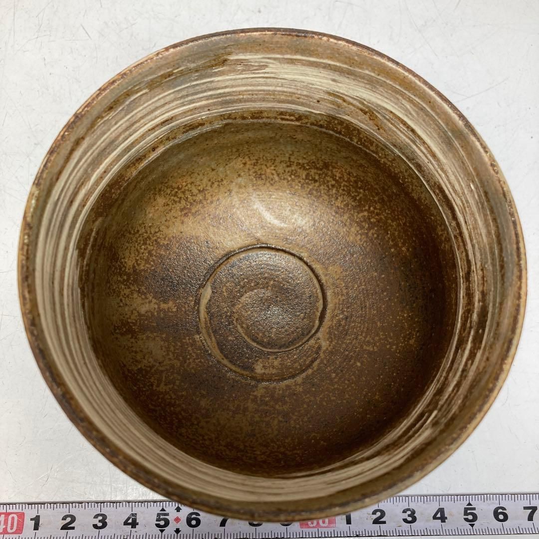 八代清水六兵衛監修　六兵衛窯　刷毛目紅葉茶碗　共箱　直径11.5cm 八代清水六兵衛監修 六兵衛窯 刷毛目紅葉茶碗 共箱 直径11.5cm