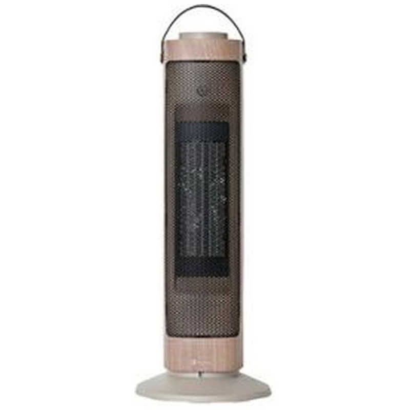未開梱 ライフオンプロダクツ タワー型セラミックファンヒーター＆ファン -Premium WOOD- 首振り機能 LCAWA006-GW