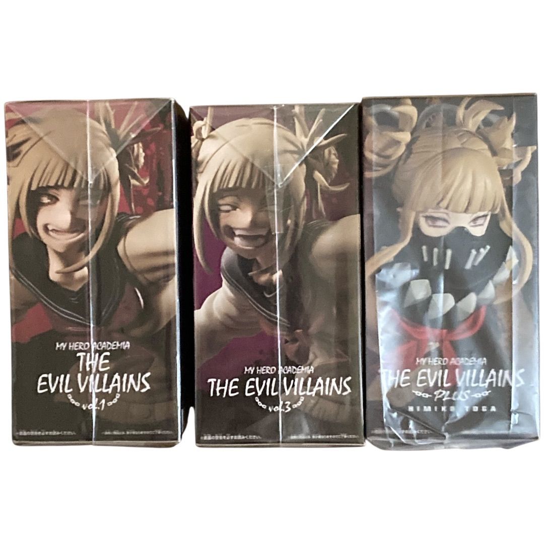 新品未開封】 THE EVIL VILLAINS トガヒミコ 3種セットフィギュア