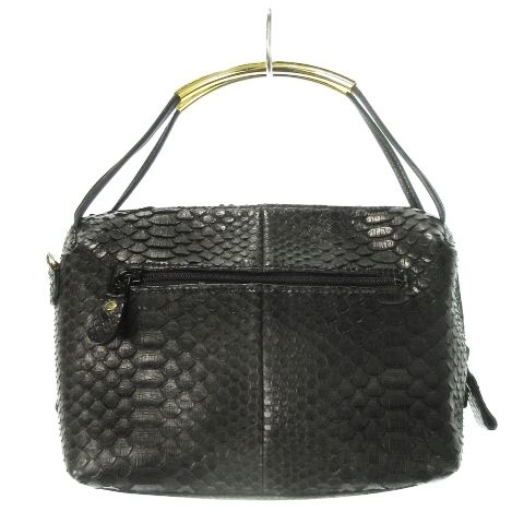 ハンドバッグ 2way ショルダーバッグ レザー 革 パイソン