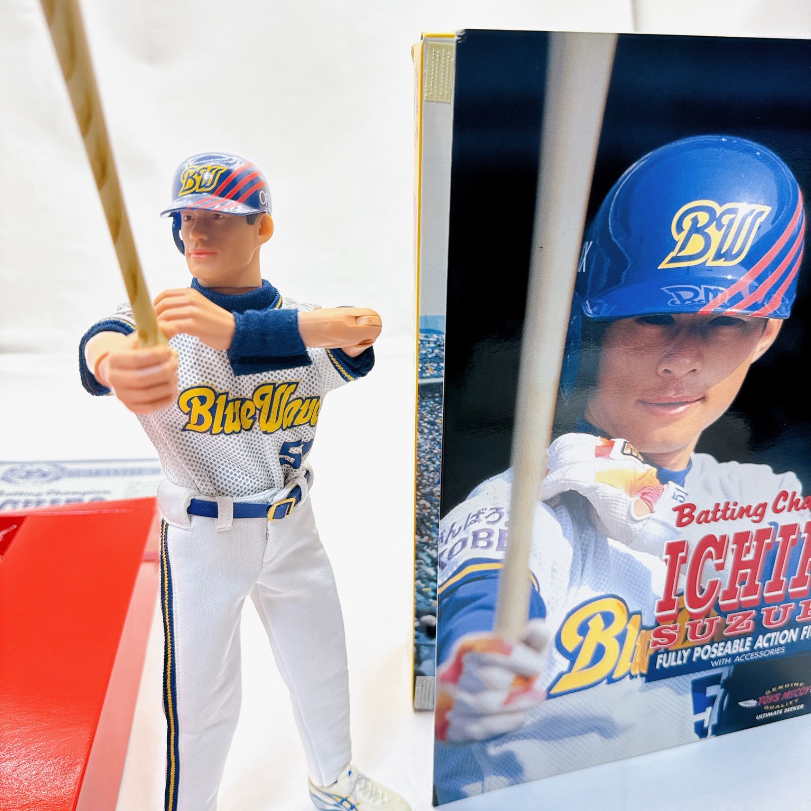 2000体限定・シリアルナンバー付き】トイズマッコイ オリックスブルーウェーブ イチロー フィギュア / Limited Edition Toy's  McCoy Orix BlueWave Ichiro Figure - メルカリ