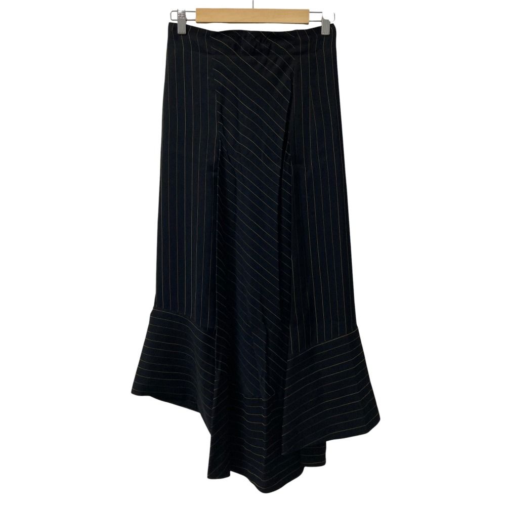 Rito リト ストライプ フ ロングスカート 0770RTW021S サイズ38 ブラック レディース 古着