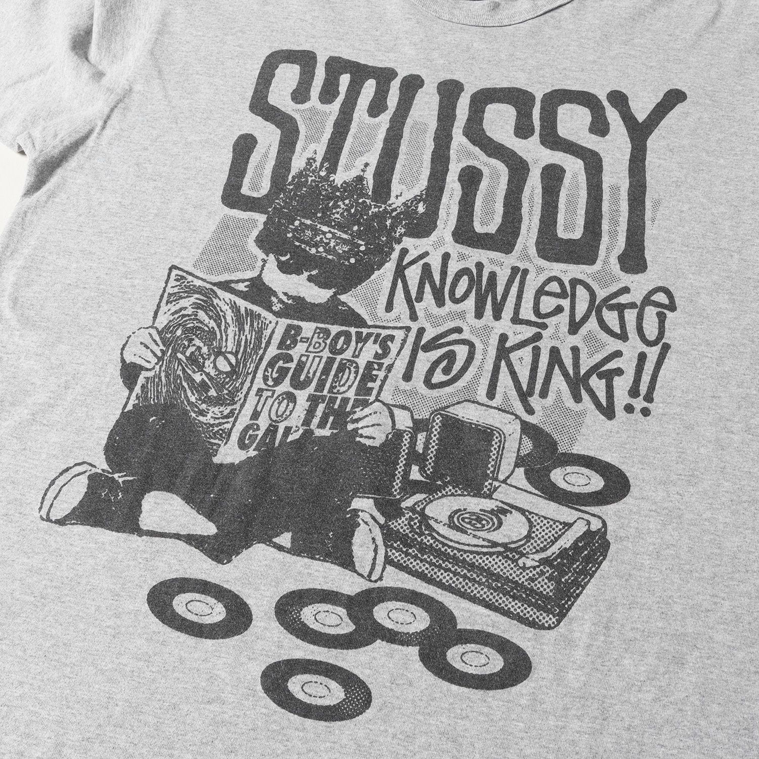 STUSSY ステューシー Tシャツ サイズ:XL KNOWLEDGE IS KING 