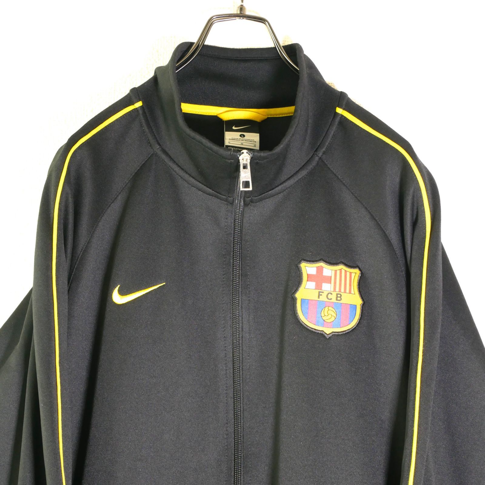 NIKE FC BARCELONA BLACKカラー TRACK JACKET−L - メルカリ