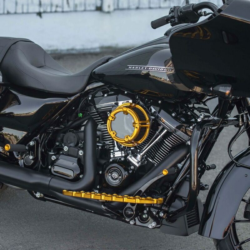 METHOD エアークリーナーキット ゴールド 1991〜22年スポーツスター BRIGHTFACE_UK