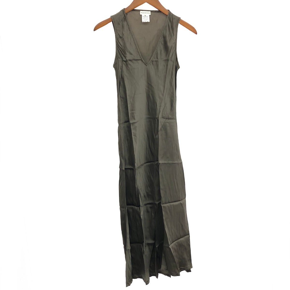 DRIES VAN NOTEN ドリスヴァンノッテン ノースリーブワンピース サイズ 36 マキシ ブラウン レディース | 240001151529