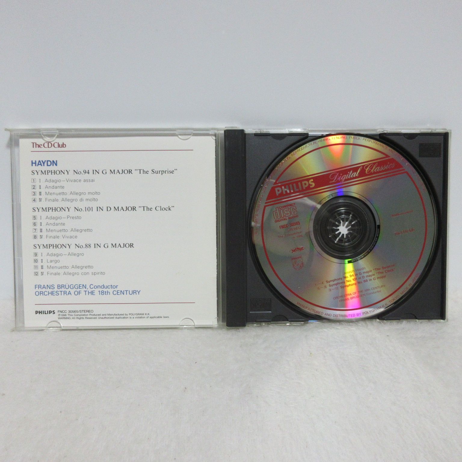 CD】フランス・ブリュッヘン(指揮) 18世紀オーケストラ