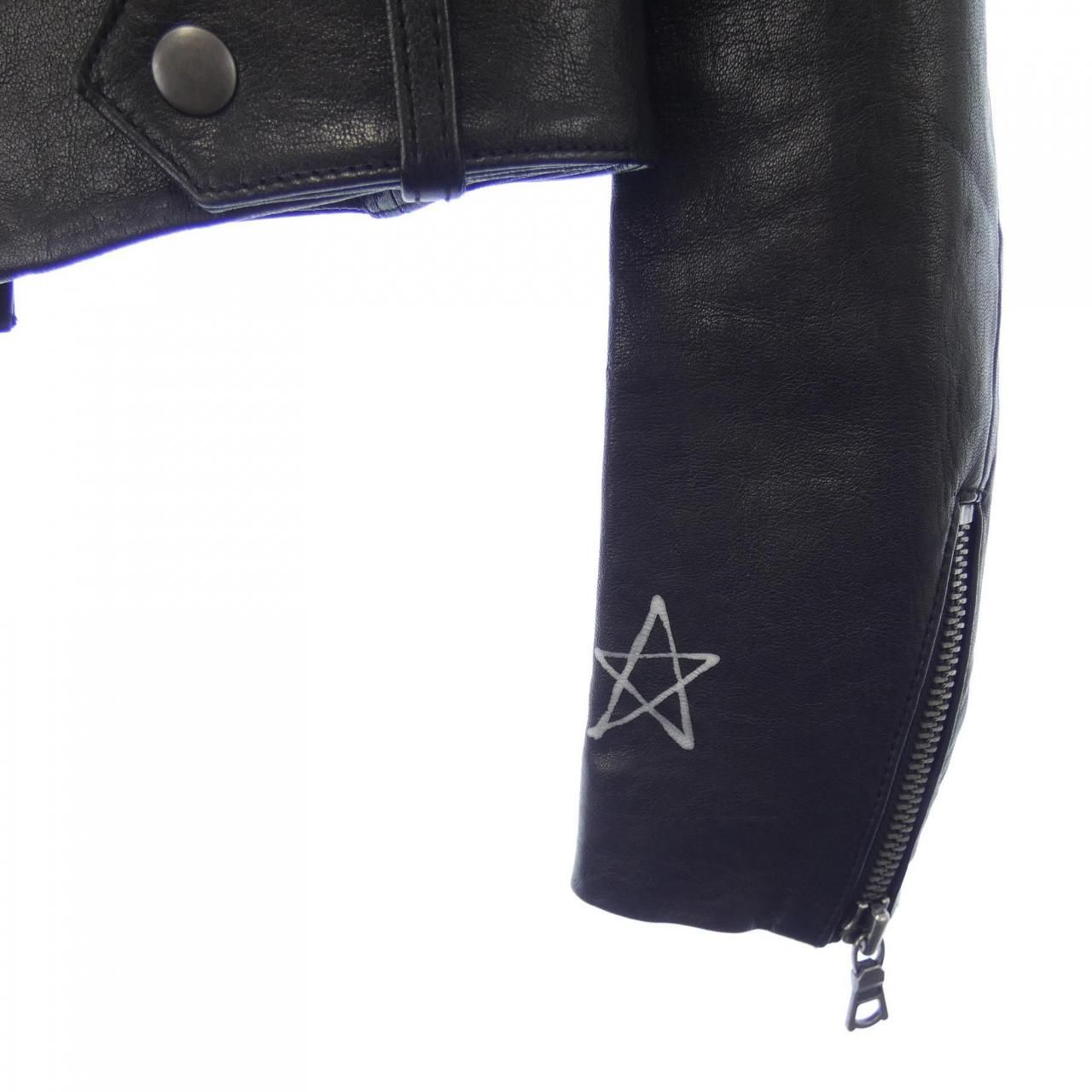 アリスアンドオリビア ALICE OLIVIA 65173-1-30050 レザーライダースジャケット GULLKHAN_COM