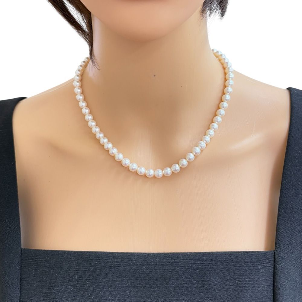 ミキモト ネックレス K14イエローゴールド パール レディース MIKIMOTO ミキモト