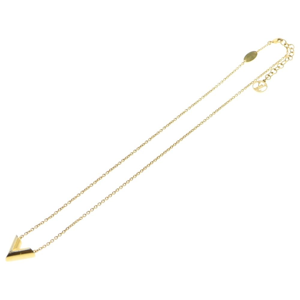LOUIS VUITTON ルイヴィトン エッセンシャルV ネックレス ペンダント チェーン ゴールド M61083