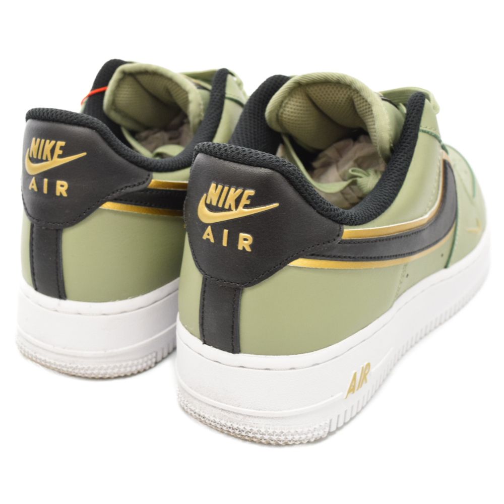 NIKE ナイキ AIR FORCE 1 LOW DOUBLE SWOOSHES エアフォース1 ロー ダブルスウォッシュ ローカットスニーカー DA8481-300 オリーブ US8.5/26.5cm