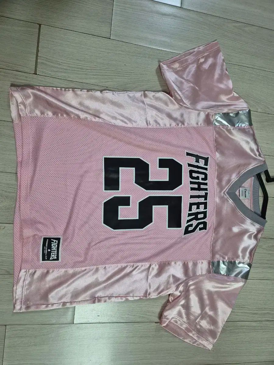 炎野球 ピンクラグビーシャツ 1号 L