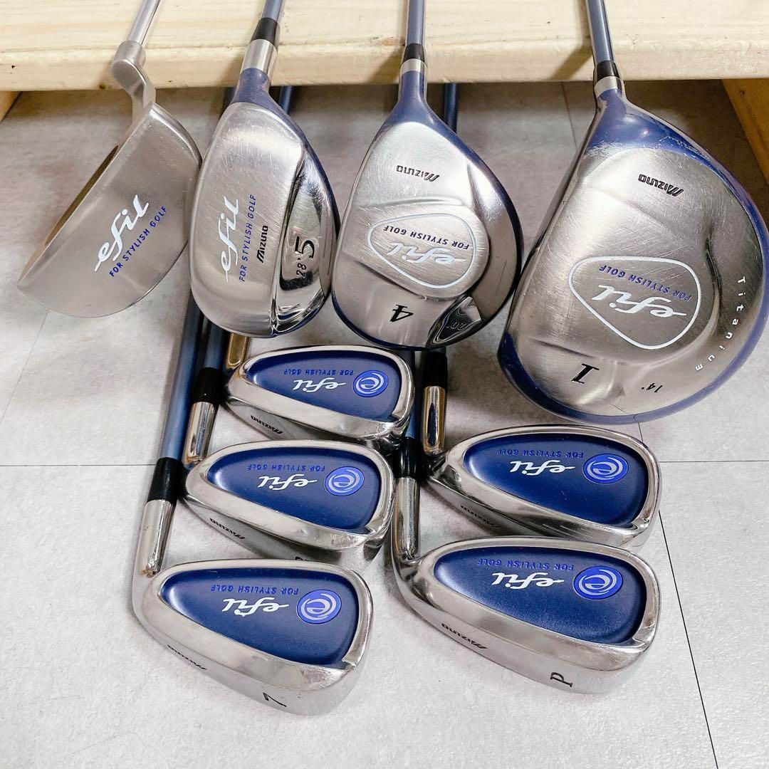 X664 新品キャディバッグ ミズノ efil レディース ゴルフ クラブセット X664 新品キャディバッグ ミズノ efil レディース ゴルフ クラブセット