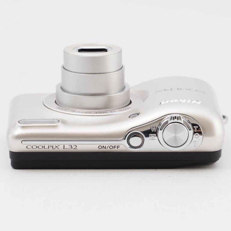 Nikon デジタルカメラ COOLPIX L32 シルバー 光学5倍ズーム 2005万画素 乾電池タイプ L32SL qqffhab Amazon | Nikon デジタルカメラ COOLPIX L32 シルバー 光学5倍