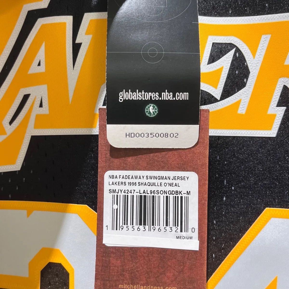 Reebok - ロサンゼルス　レイカーズ　シャキールオニールユニフォームMサイズ またまた入荷！ロサンゼルス・レイカーズのユニフォームや