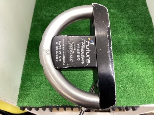 タイトリスト SCOTTY CAMERON futura Phantom mallet 34インチ パター PT スチール フレックスその他 メンズ 男性用 右利き 右用 Cランク ゴルフクラブ