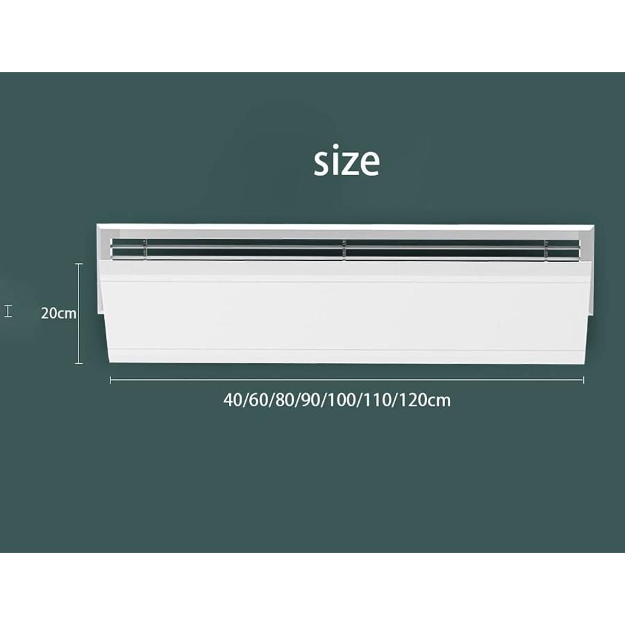 エアコン風よけカバー 風向板 エアコンルーバー エアコン風避 風よけカバー 調整 な角度天井サイドウォールセントラルエアコンデフレクターは 冷気がまっすぐ CHRISTIANNAURATH_COM_BR