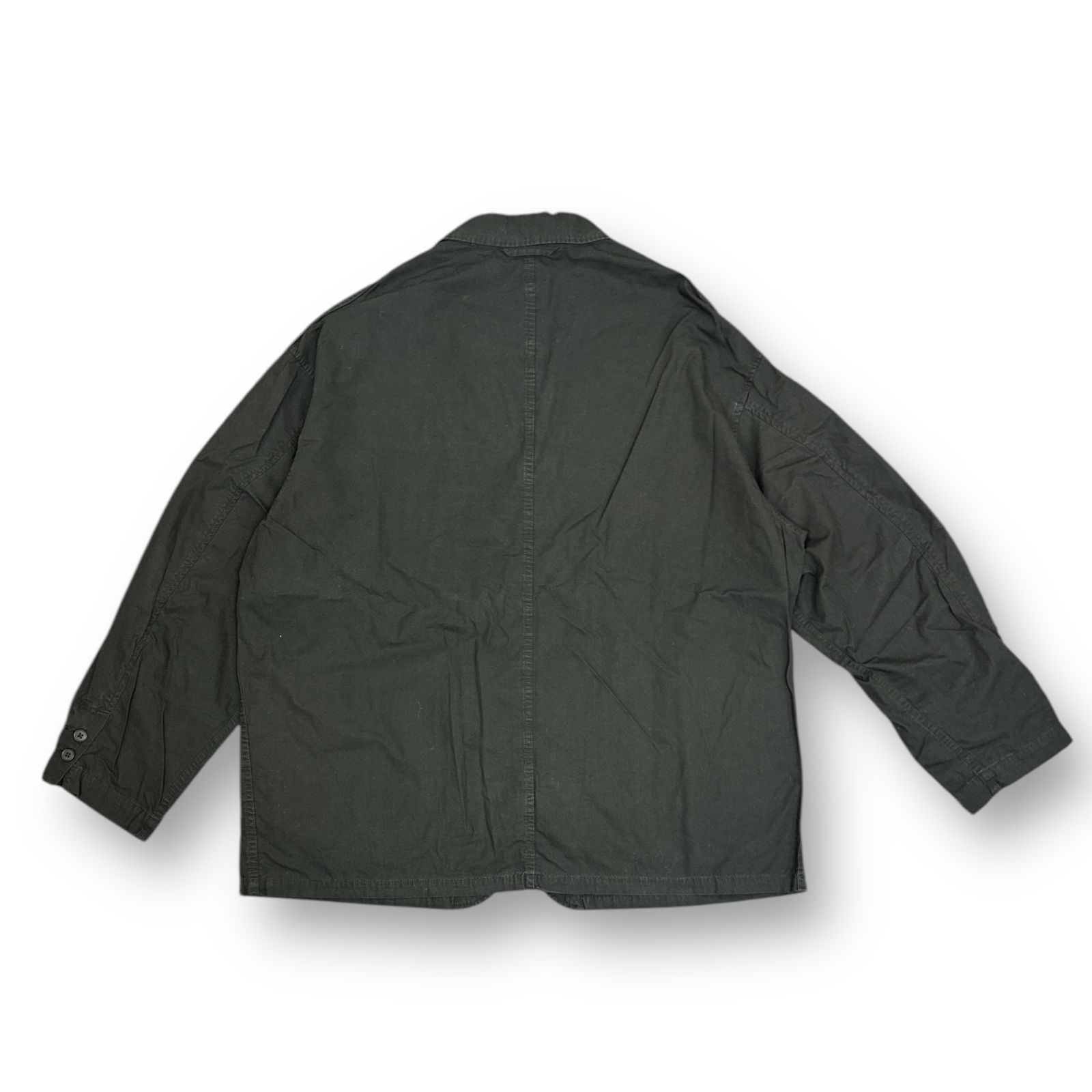 美品 23ss クーティー ガーメントダイ ダブルクロス ラペル ジャケット L 定価41800円 COOTIE PRODUCTIONS 23SS Garment Dyed Double Cloth