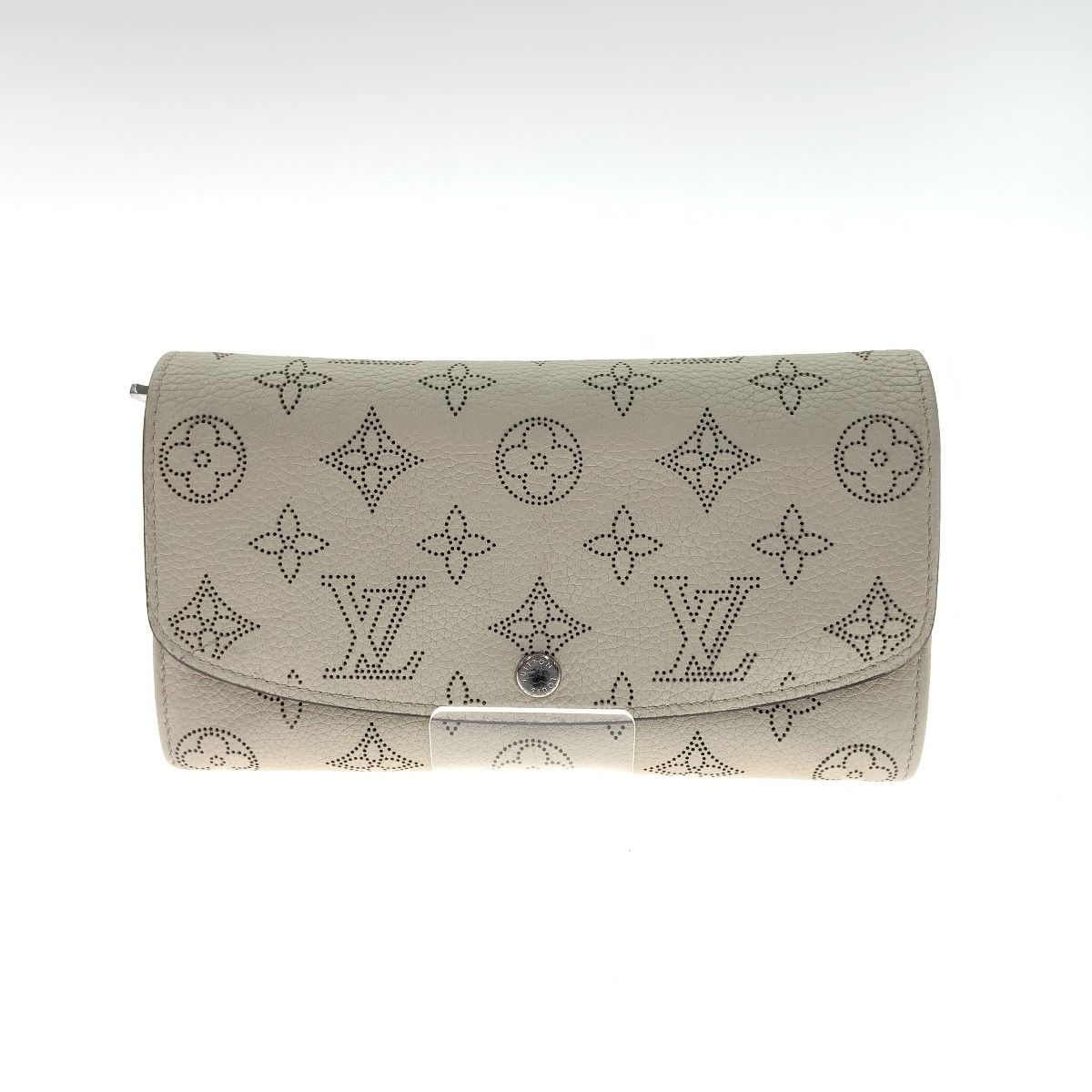 〇〇LOUIS VUITTON ルイヴィトン マヒナ ヒナ ポルトフォイユ イリス M60177 レディース 二つ折り長財布 M60177 アイボリー