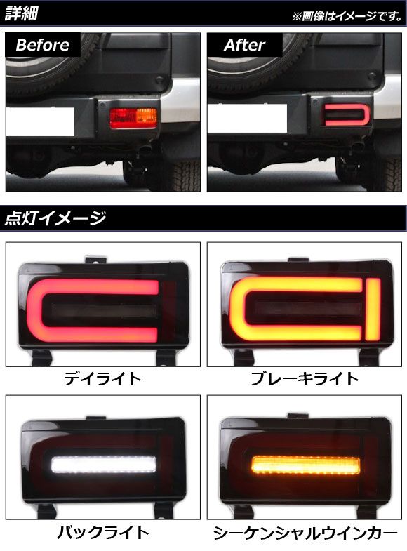 LEDリフレクター トヨタ FJクルーザー GSJ15W 2010年12月～2018年01月