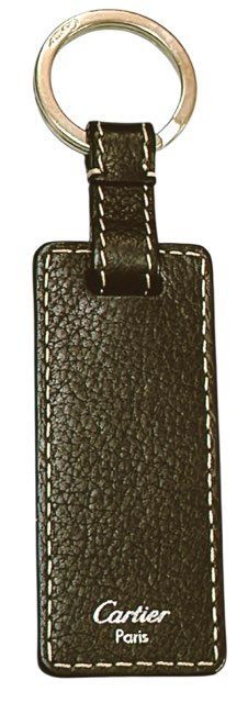 Cartier ダークブラウン キーホルダー カルティエ Cartier キーリング キーホルダー ブラウン 茶色