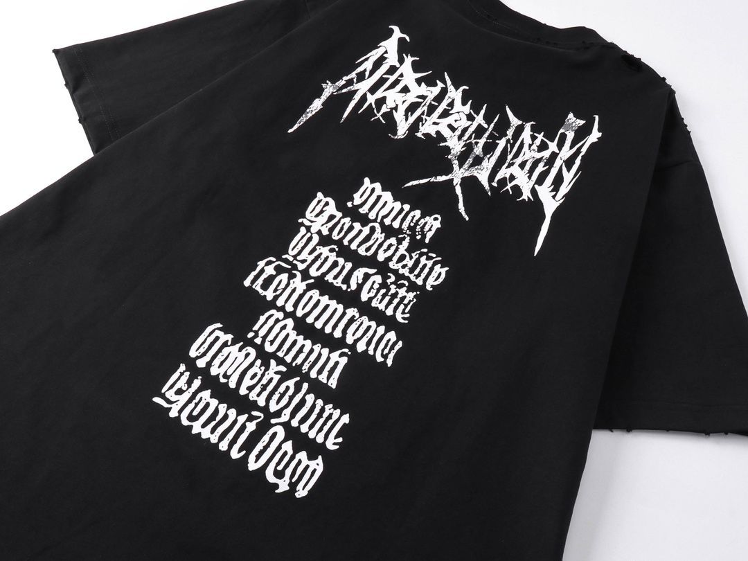 2025ss BALENCIAGA ロゴ Tシャツ 半袖 黒 ノースリーブ