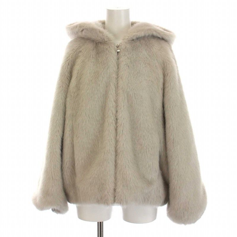 グレースクラス GRACE Class 19AW フェイクファー コート フード付き