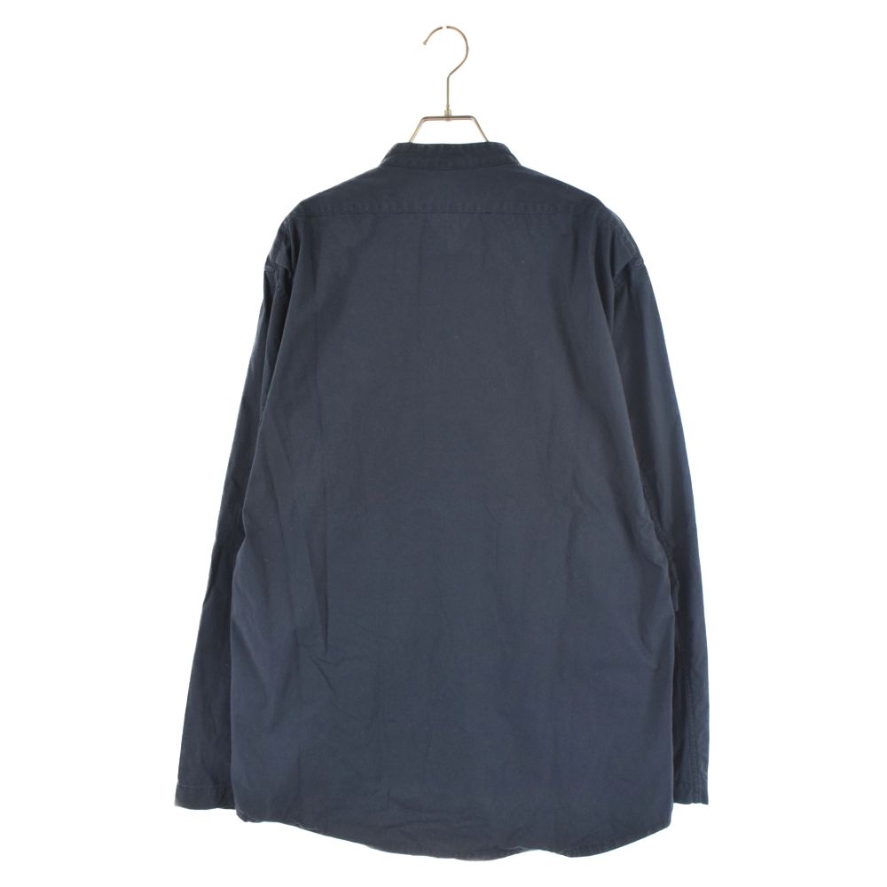 nonnative (ノンネイティブ) CLIMBER L／S SHIRT JACKET COTTON ノーカラー コットン 長袖シャツ ジャケット  ネイビー NN-SJ3905 - メルカリ