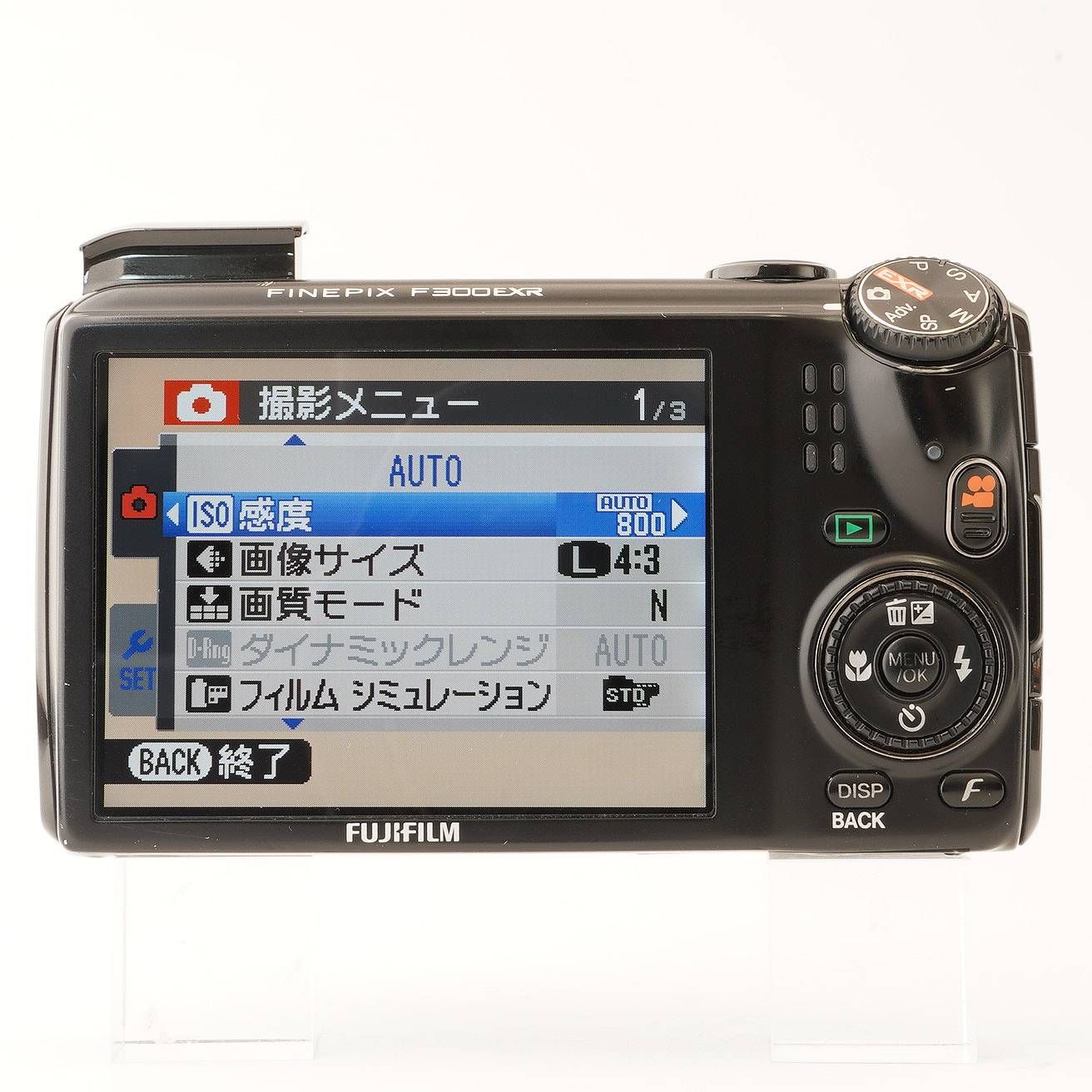 富士フィルム FUJIFILM FINEPIX F300 ショップ EXR ブラック 15x 光学