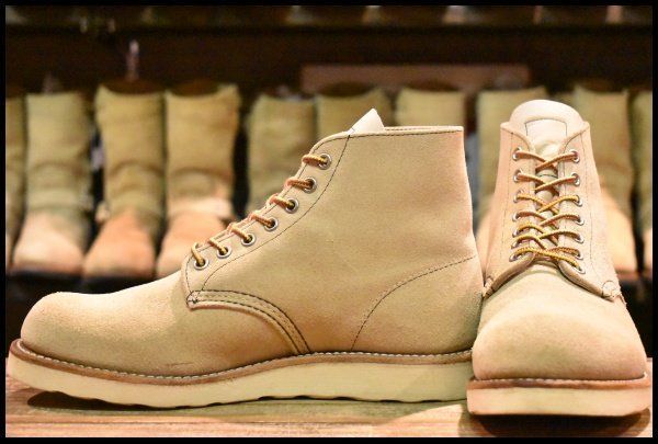 8E 10年 レッドウィング 8167 スエード アイリッシュセッター ホーソーンアビレーン 編み上げ ブーツ redwing HOPESMORE FD203