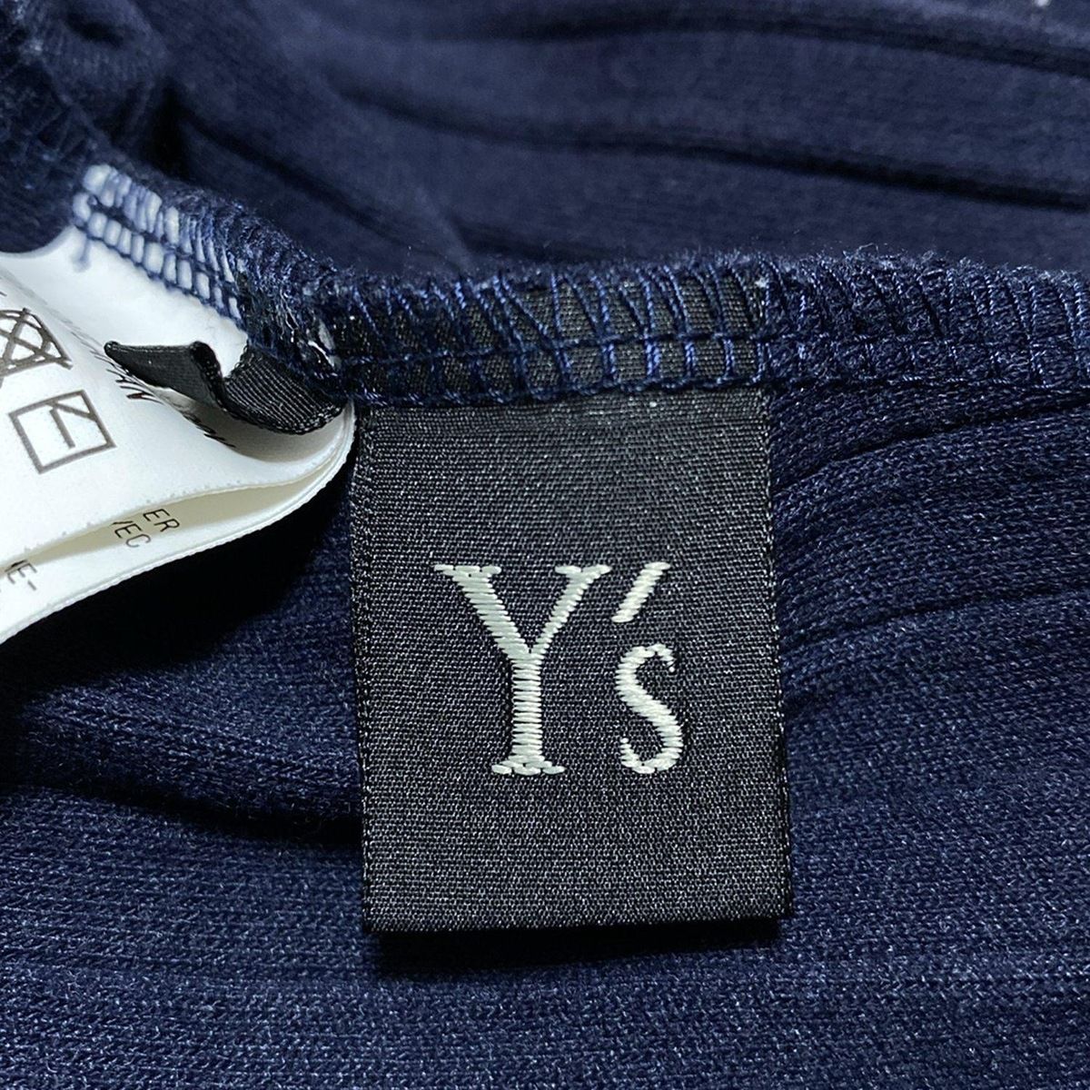 Y&#39;s - Y&#39;s(ワイズ) 長袖カットソー サイズ2 M レディース - YM-T45-965 ライトグレー×グレー ハイネック/ドット柄/2021AW PRE Y's(ワイズ) 長袖カットソー サイズ2 M レディース - ダーク