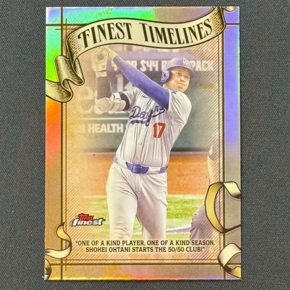 2025 Topps Finest Timelines 大谷翔平 Refractor - メルカリ