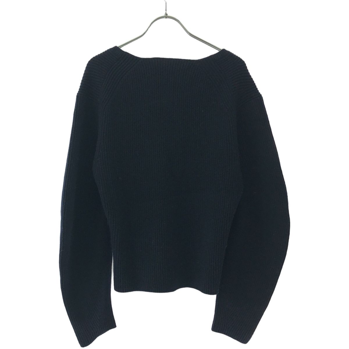 Balloon v/n rib sweater-バルーンリブセーター-INSCRIRE