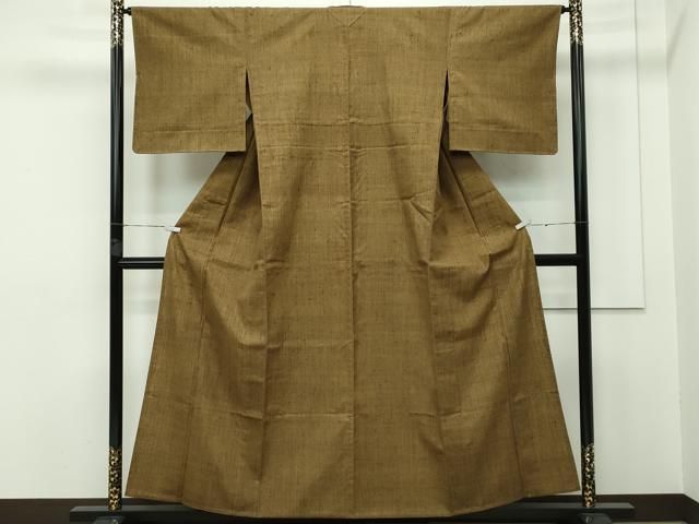 平和屋着物□極上 浦野理一 経節紬 羽織 羽織紐付き 逸品 DZAB1387kh5