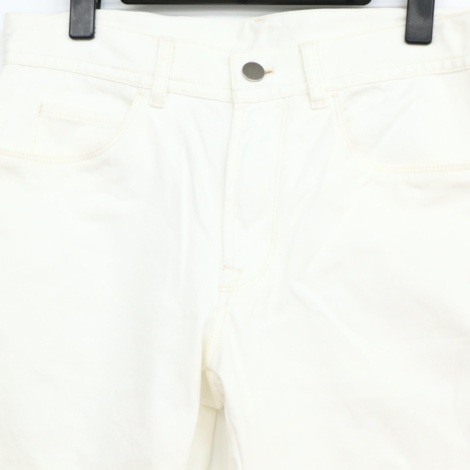 モンクレール MONCLER ロゴ刺繍 B5-Pocket Pant ホワイト デニム 