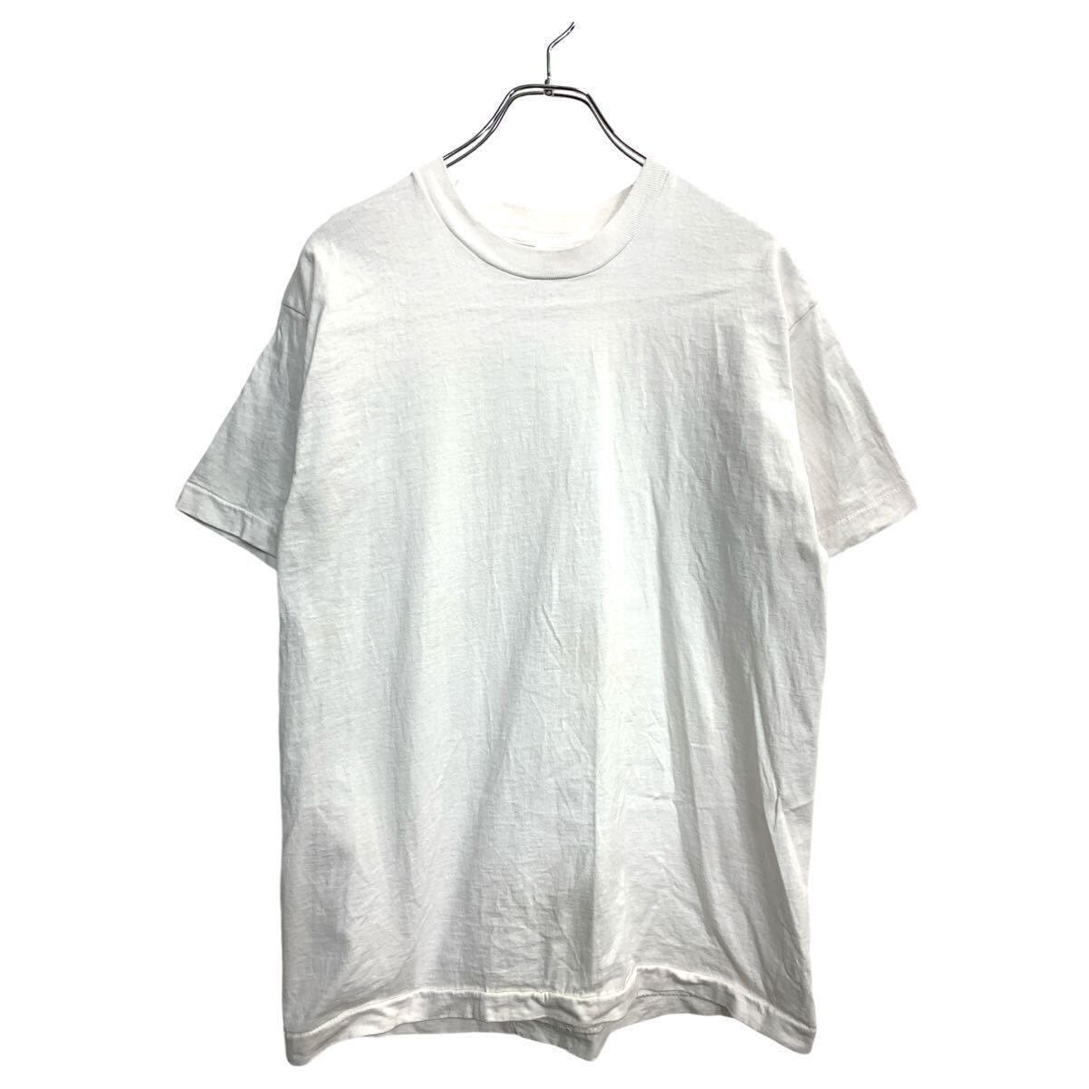 FRUIT OF THE LOOM 半袖 無地 Tシャツ Lサイズ フルーツオブザルーム シングルステッチ ホワイト コットン 古着卸 アメリカ仕入 t2409-3900