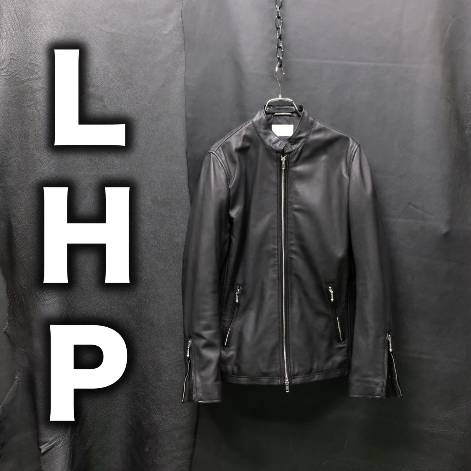 LHP 羊革 シングルライダースジャケット Mサイズ レザージャケット