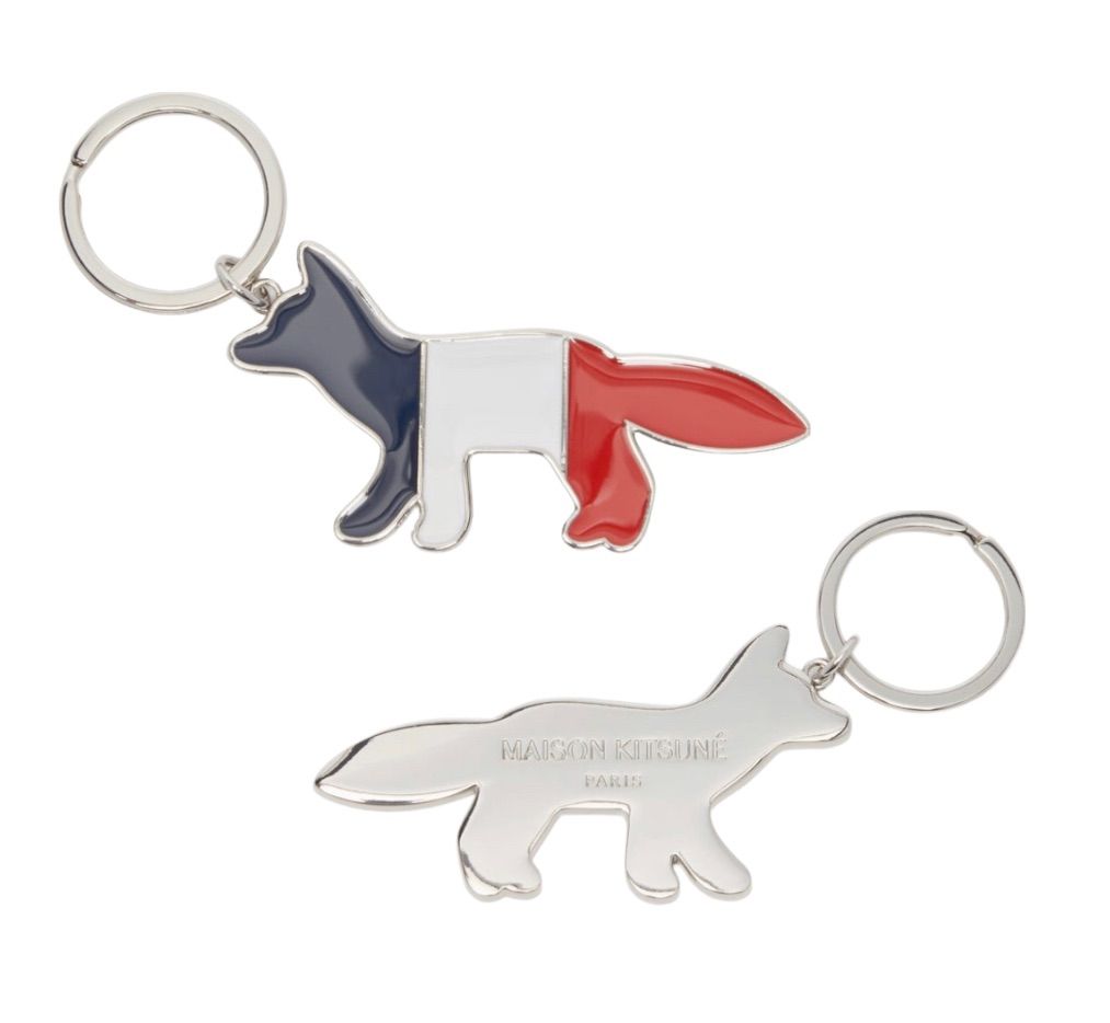 【関税込】MAISON KITSUNE◆トリコロール フォックス キーリング Amazon | MAISON KITSUNE(メゾンキツネ) キーリング メンズ