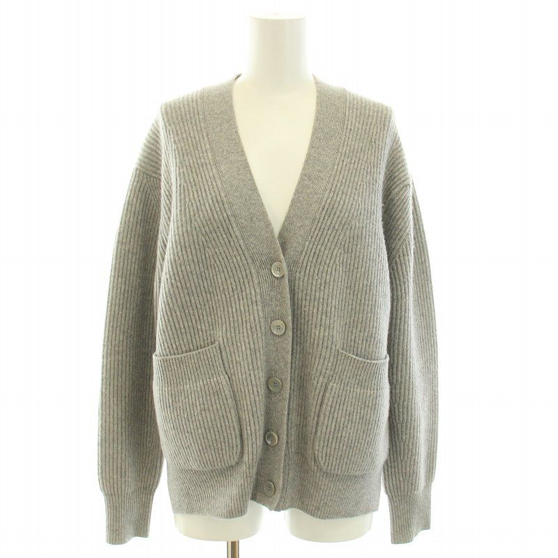 Drawerドゥロワー★9Gウールカシミヤアゼ編みカーディガン Drawer（ドゥロワー）の「Drawer 9Gウールカシミヤアゼ編み