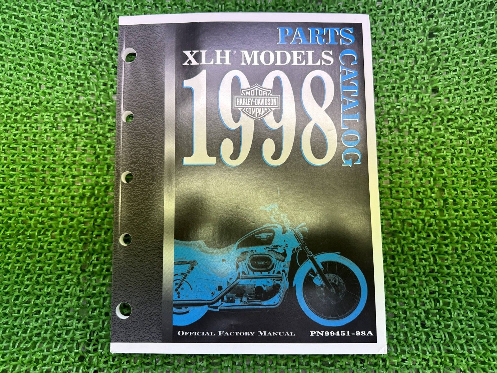 XLH パーツリスト 英語版 ハーレー 正規 バイク 整備書 スポーツスター 1998年XLHモデル パーツカタログ 車検 パーツカタログ Ic