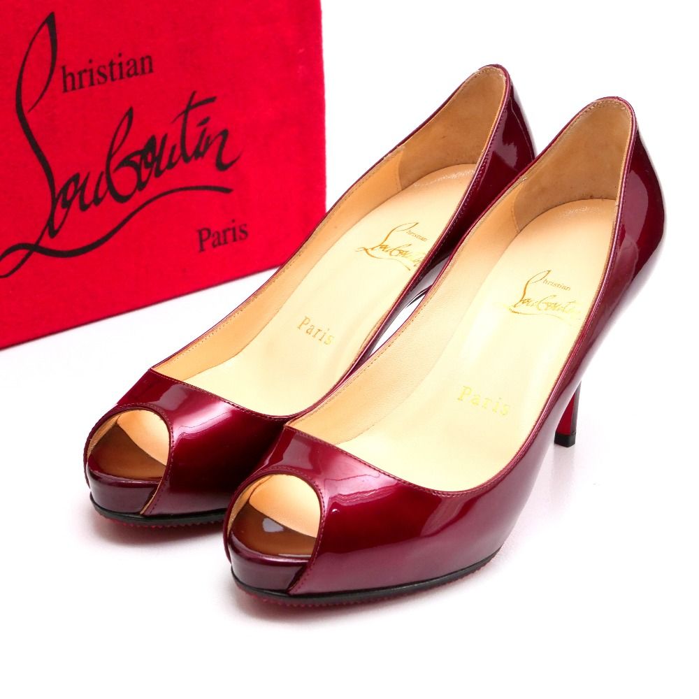 □美品□Christian Louboutin クリスチャンルブタン パンプス