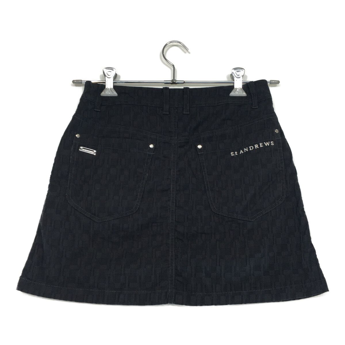 St.Andrews - coco 中古 セントアンドリュース StANDREWS レディース スカート S グレー系 薄手 グレンチェック 中古 レディース セントアンドリュース StANDREWS スカート S