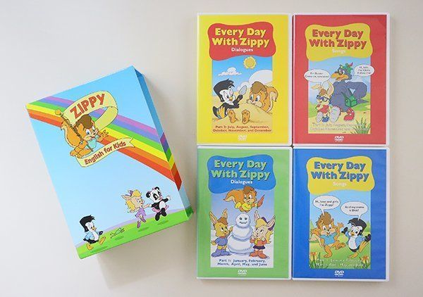 ☆ Everyday with Zippy ◇ BOXセット ( DVD CD カレンダー 他 ) ディズニー英語システム ズイッピー  ワールドファミリー 英語教材 ◇G031 - メルカリ